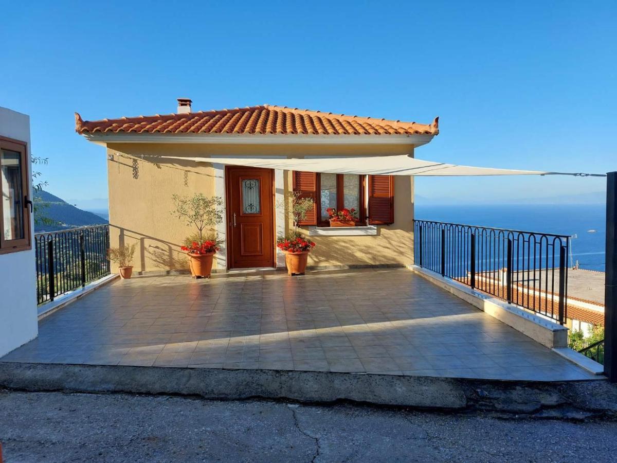 Horizon Studios With Sea View - Free Parking Glossa Exteriér fotografie